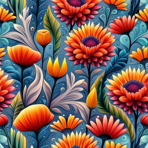 Fantastical Flowers: A Surreal Floral Display