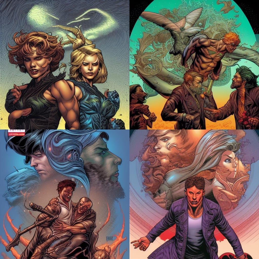 Dynamic Comic Book Art Illustration