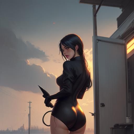 End of Day: Dynamic Digital Comic Art