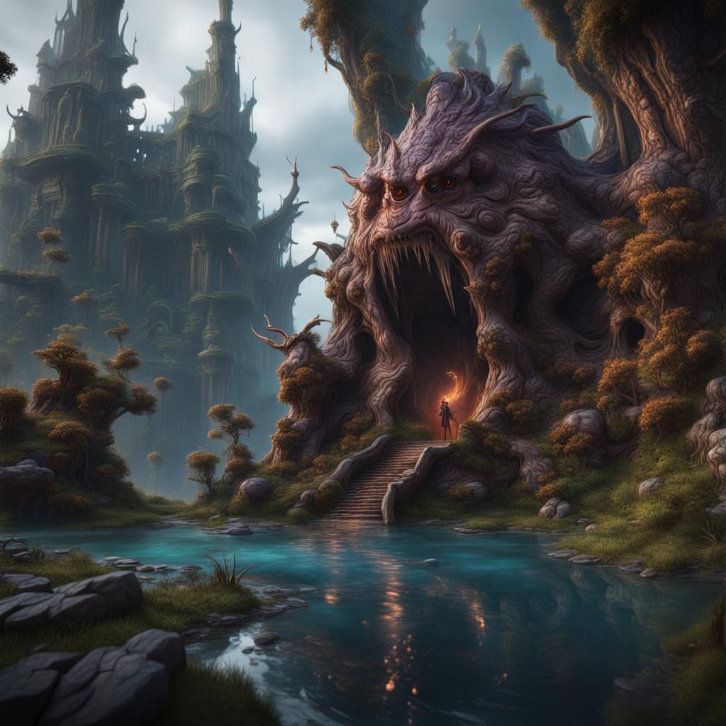 Detailed Matte Painting of Flatulence in Fantasy Style