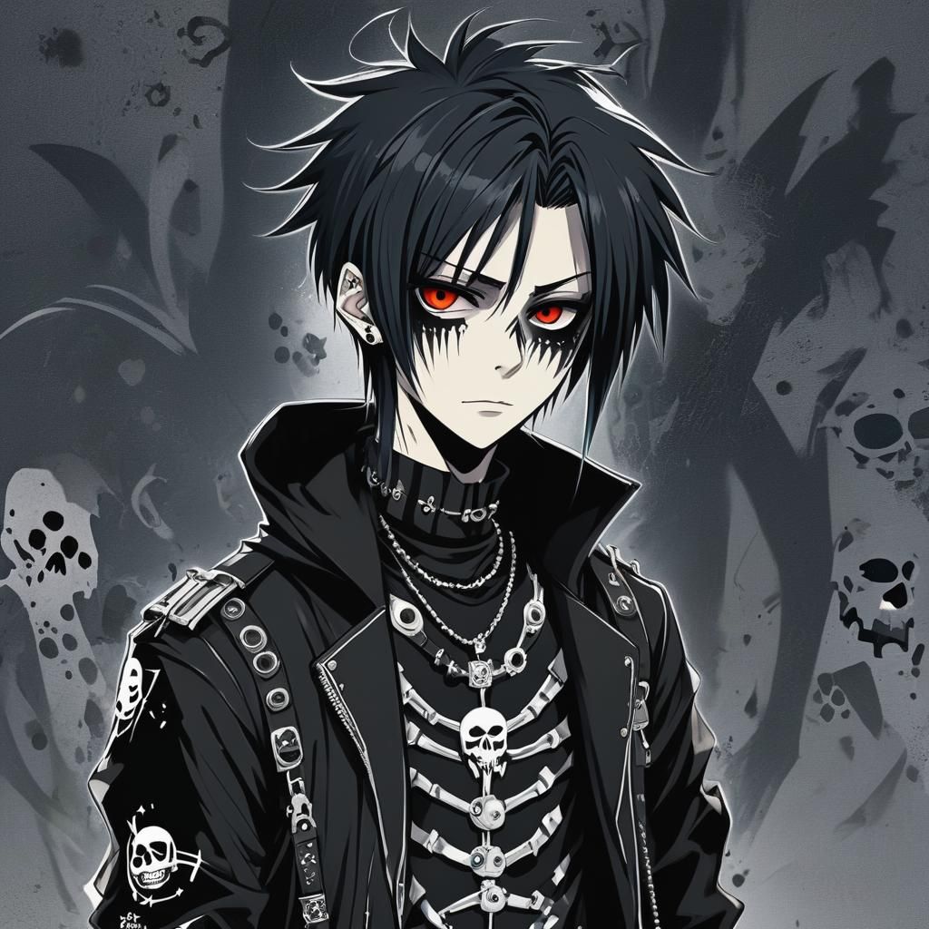 Anime Punk Goth with Spectre