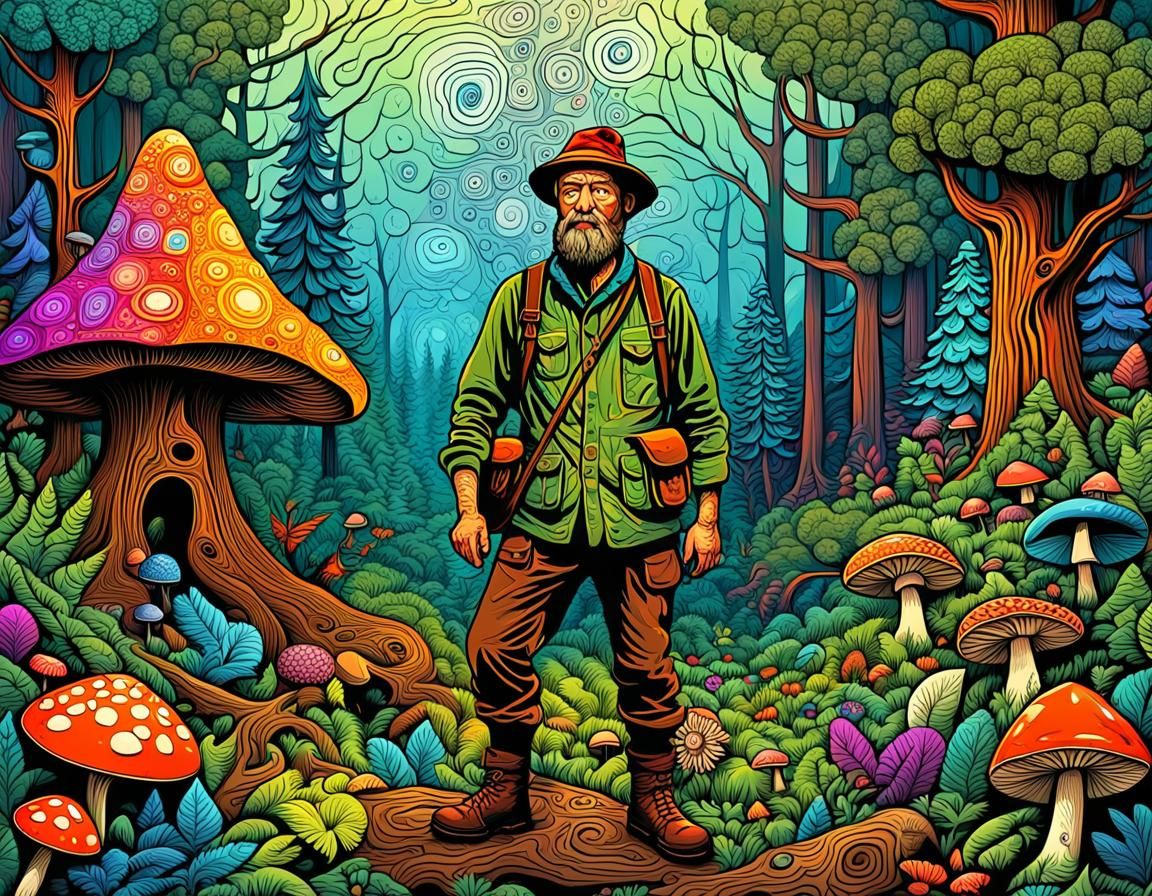Wild Woodsman's Forest Camp: A Fractal Wonderland