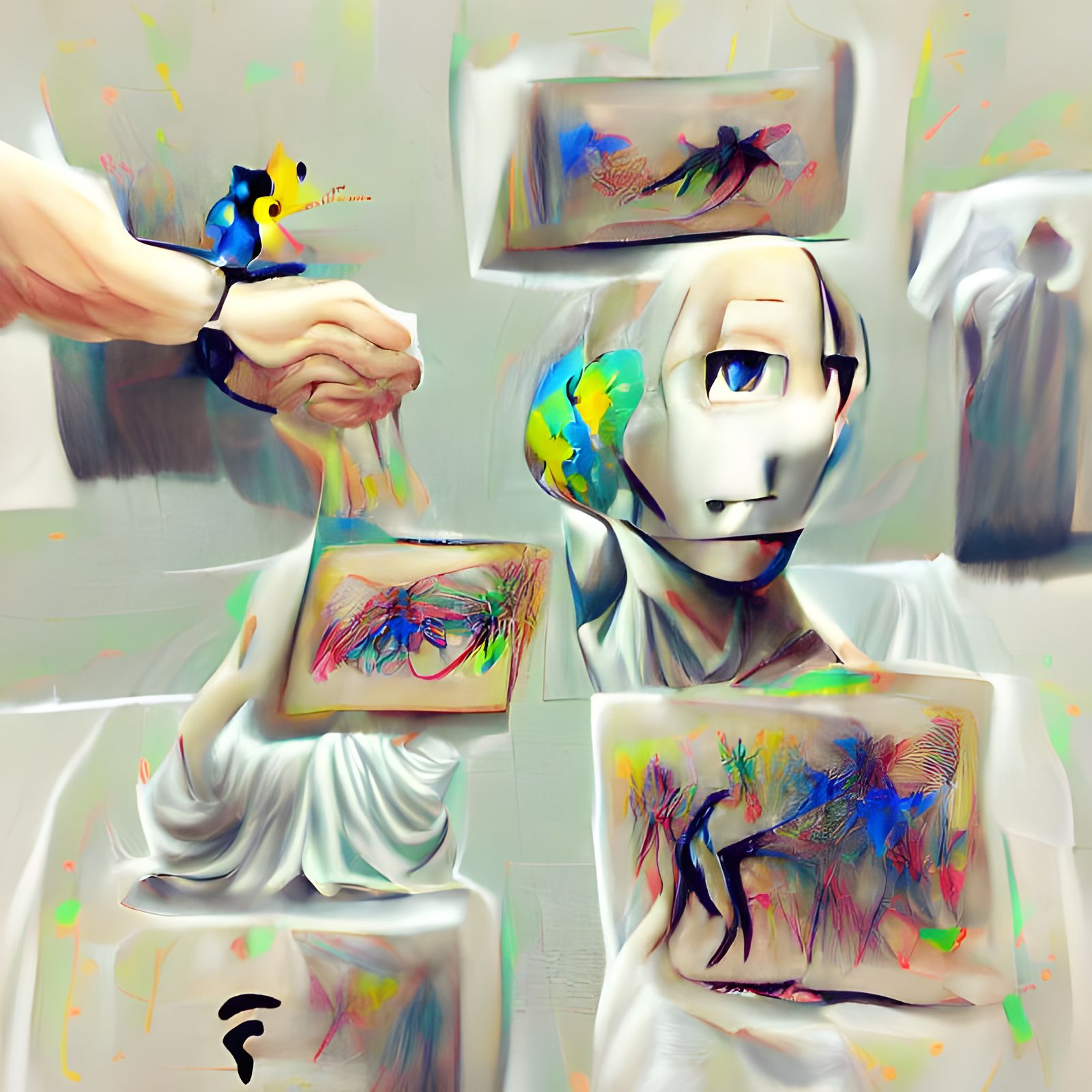 AI Interpretation of Art, Free Will, and Humanity