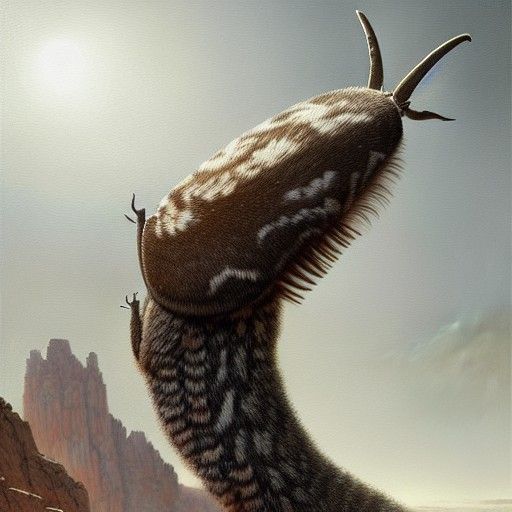 Surreal Arthropod Creature in Photorealistic Style