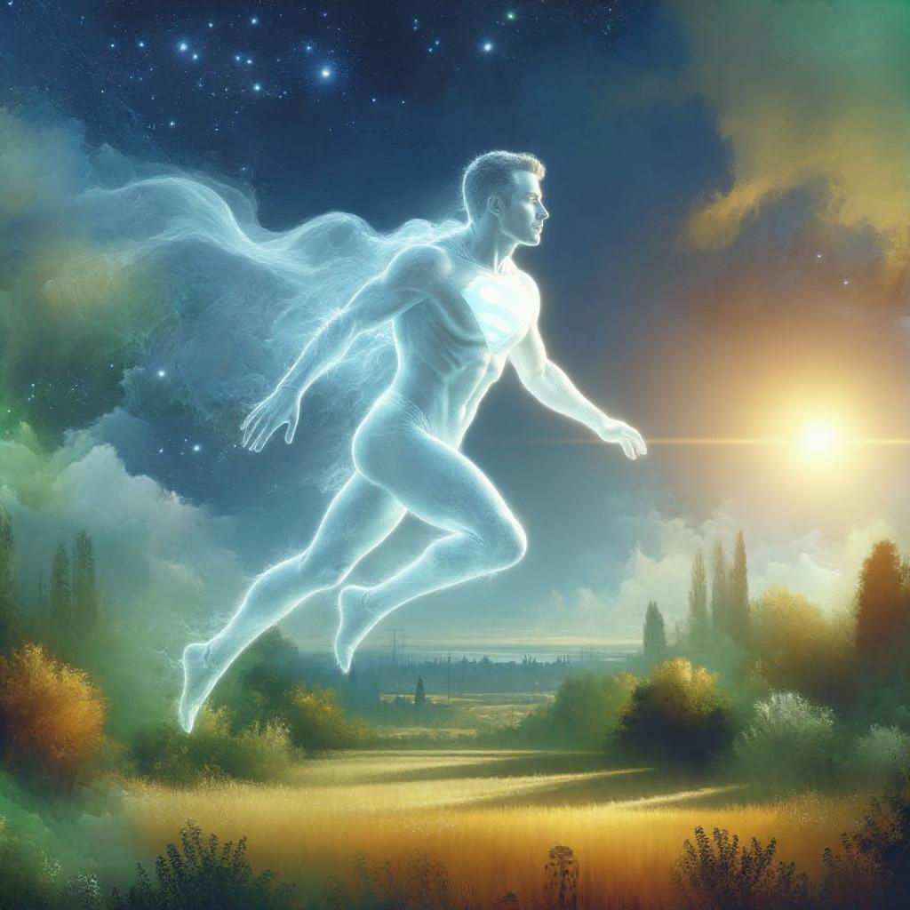 Ethereal Astral Projection in a Baroque Landscape