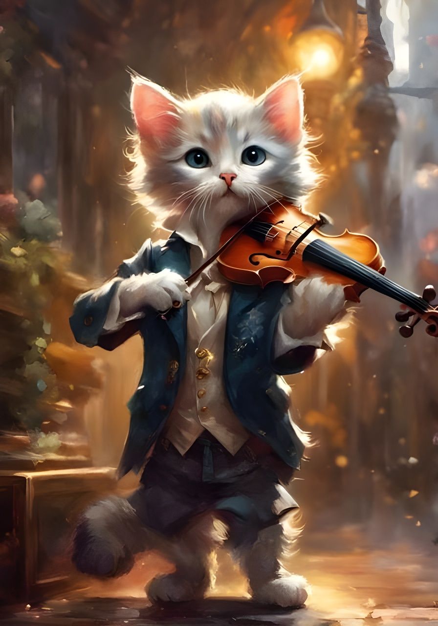 Catfiddler in the Street