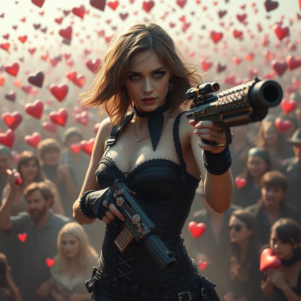 Gemstone Gun in Erupting Hearts Sea