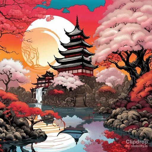 AI Interpretation of Kyoto