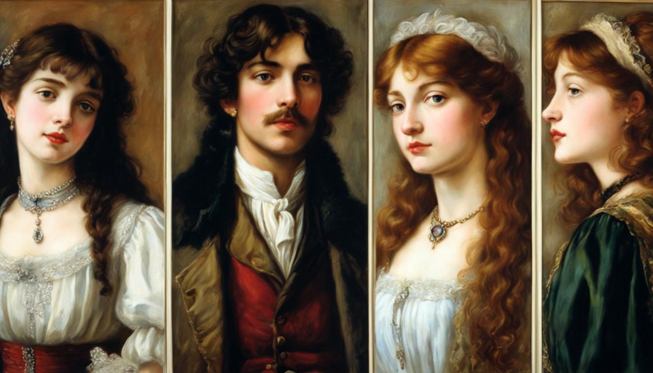 Rococo Group Portrait in Oily Richness and Details