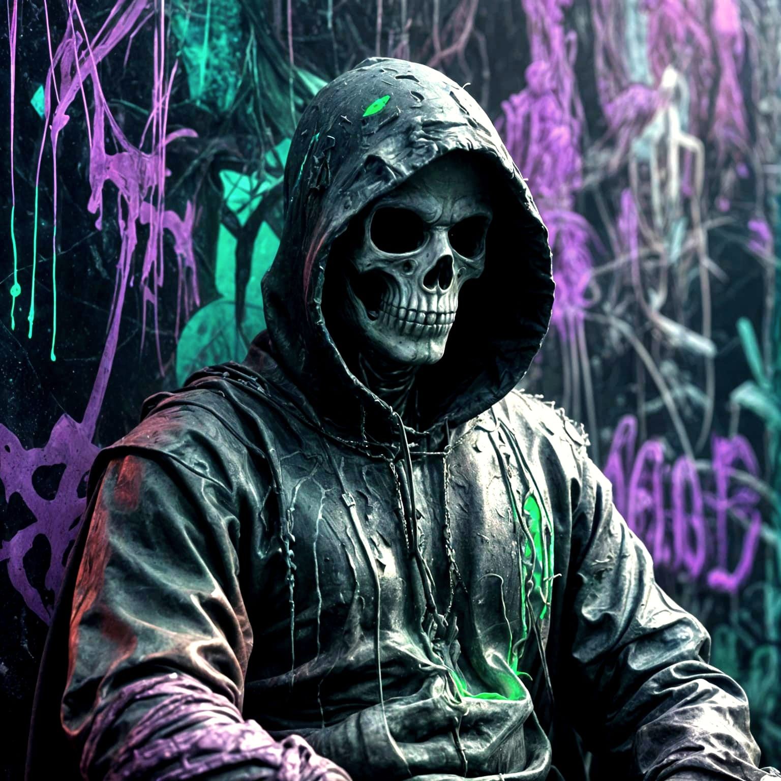 Dark Fantasy Throne of Bones and Obsidian