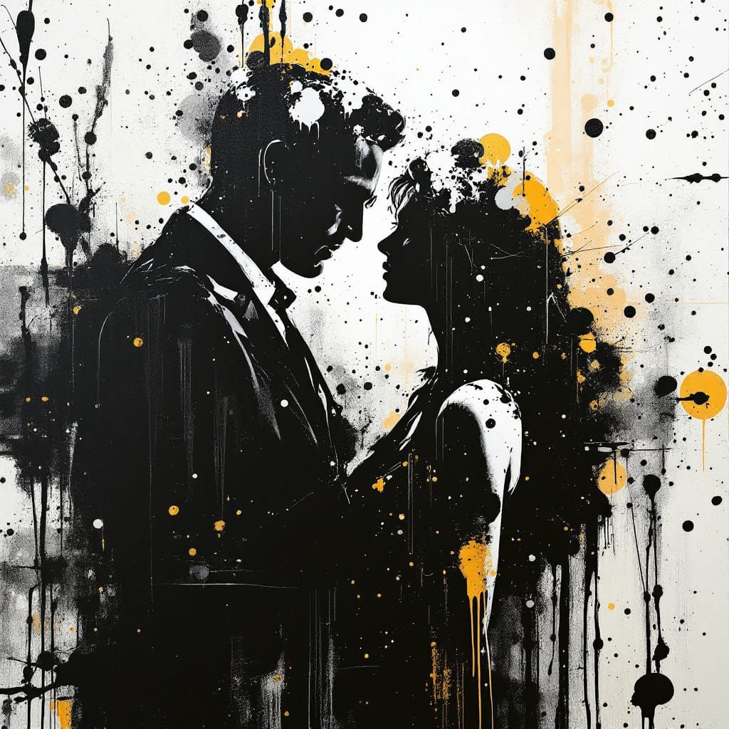 Casablanca: Abstract Expressionism in Pollock Style