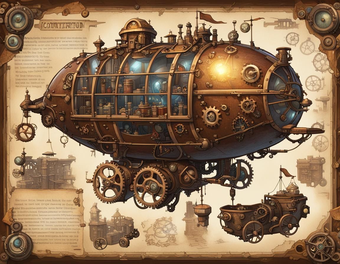 Steampunk Inventor Assembles Mechanical Marvel