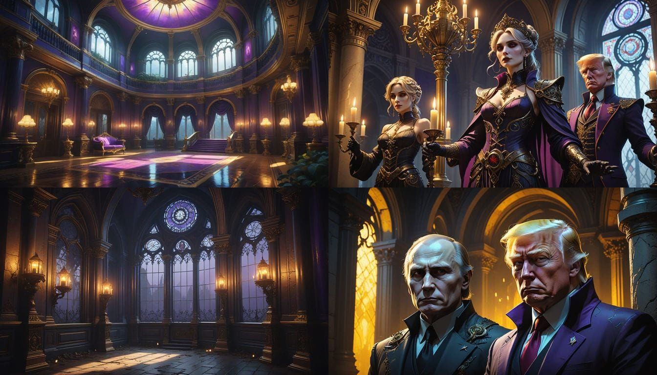 Dark Fantasy Vampyrs in The White House