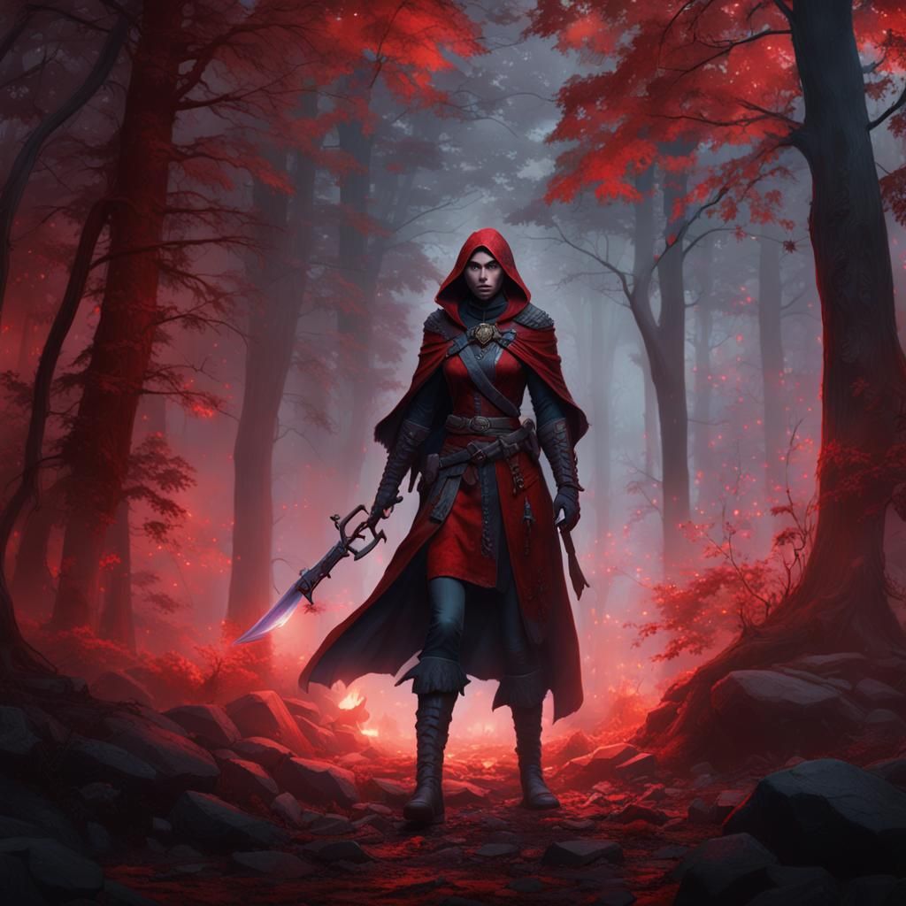 Tatyana as Blood Hunter in Haunted Forest