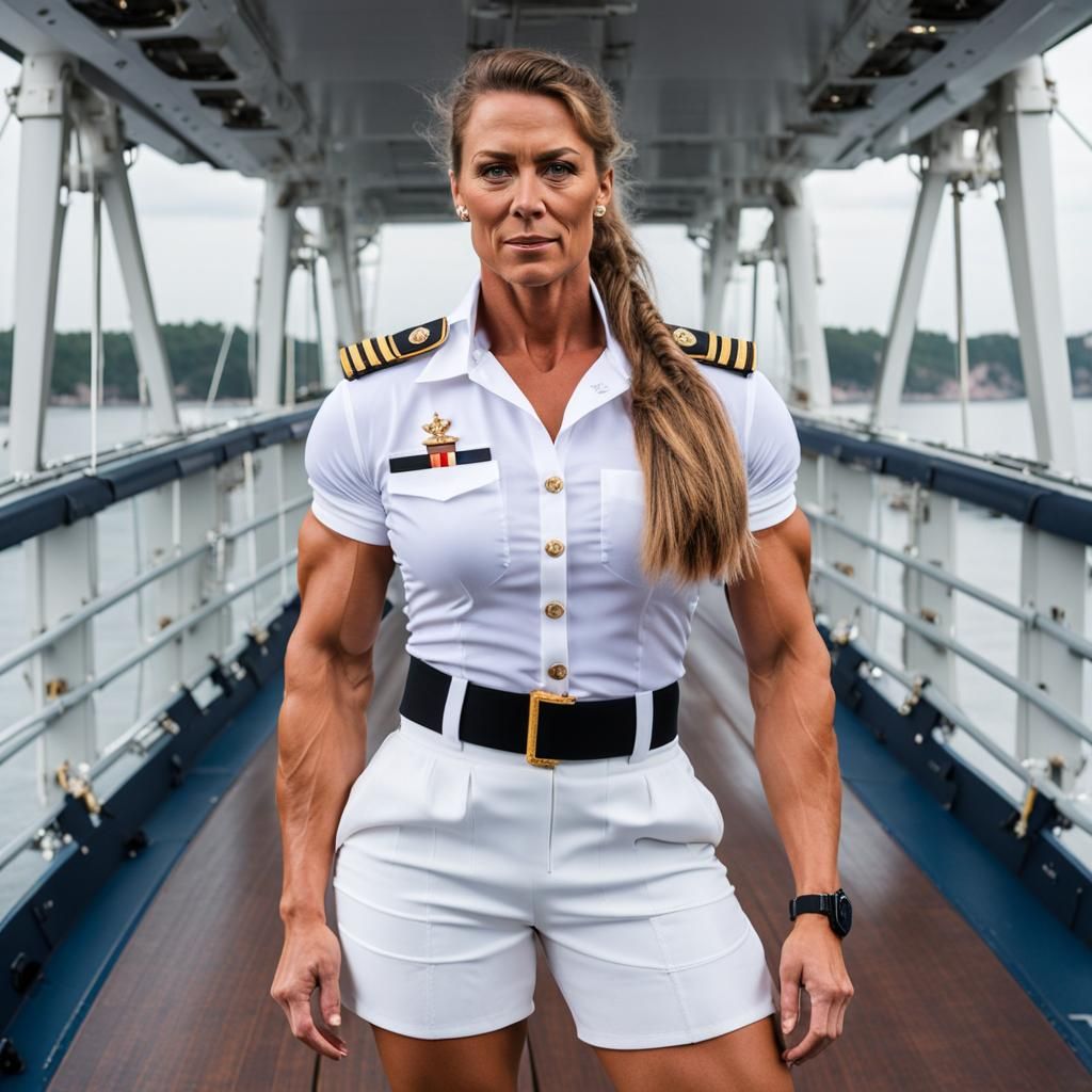 Heroic Slovakian Navy Captain Portrait