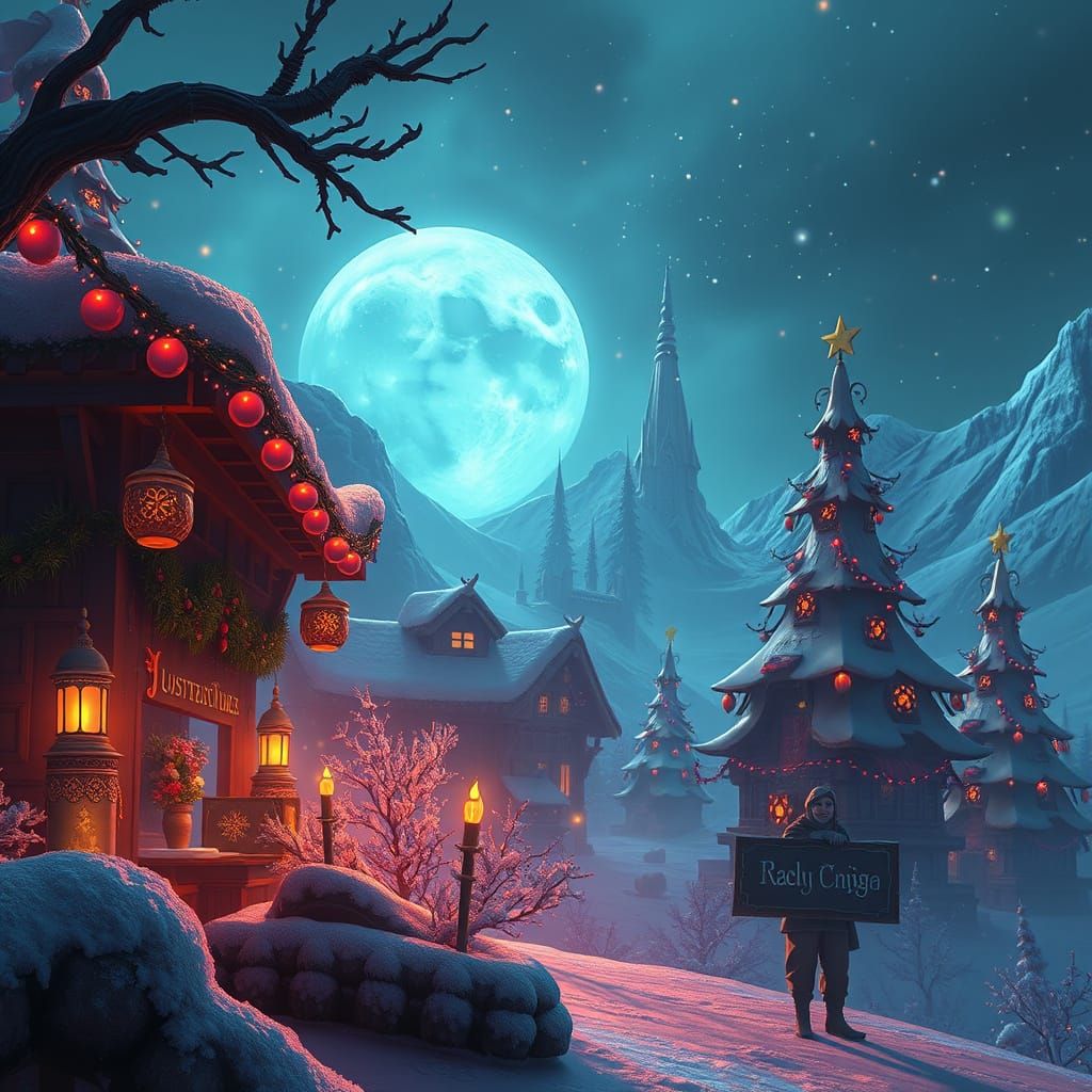 Fantastical Fantasy Landscape in Intricate Detail