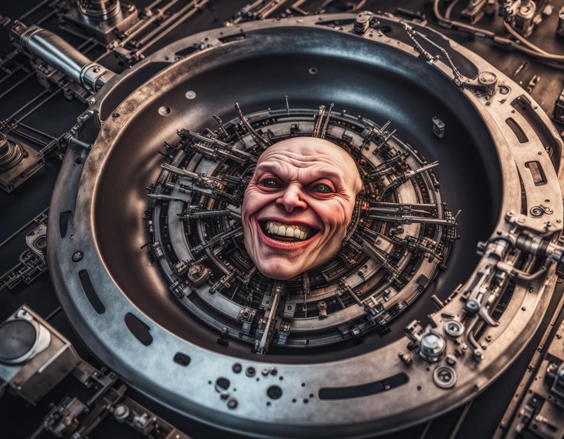 frying pan laughing maniacally