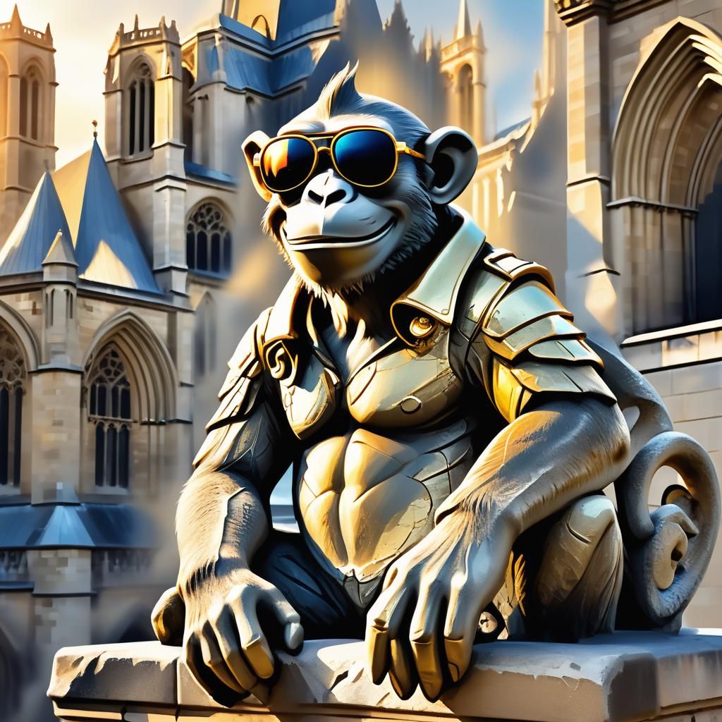 the 'Monkey Gargoyle' series ____ #1
