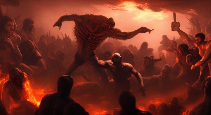 Demonic Fight Club: Hellish Battles and Dark Fantasy