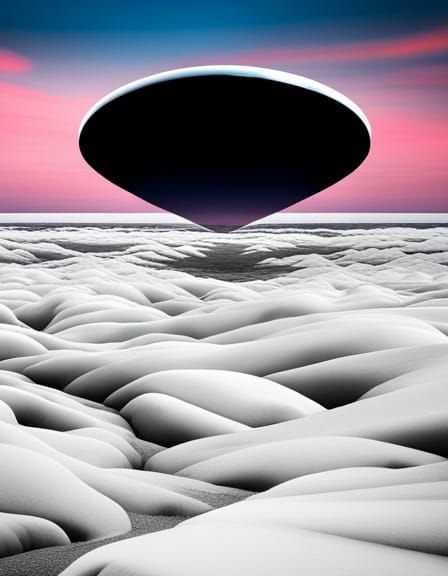 Surreal Dreamscape Mirage with Vivid Colors