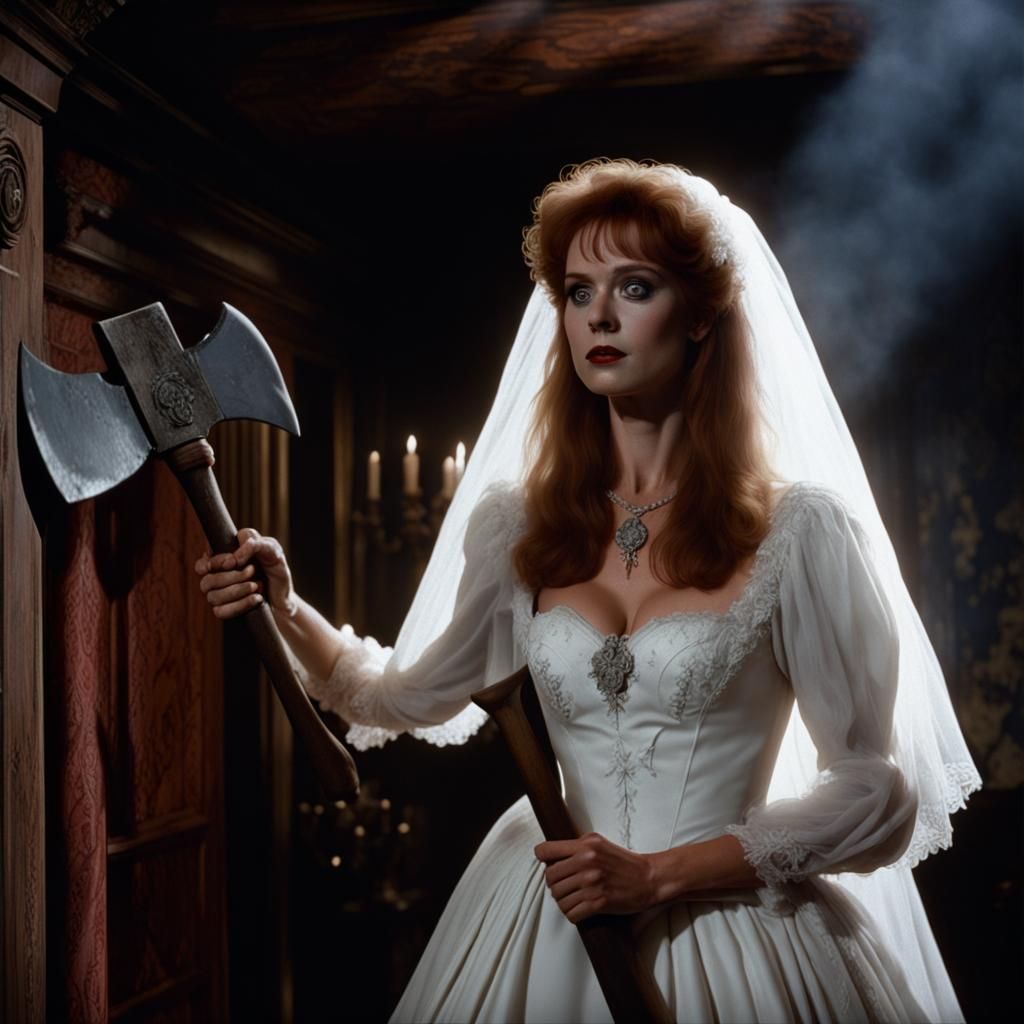 Haunted New Orleans Mansion: Attic Bride with Axe