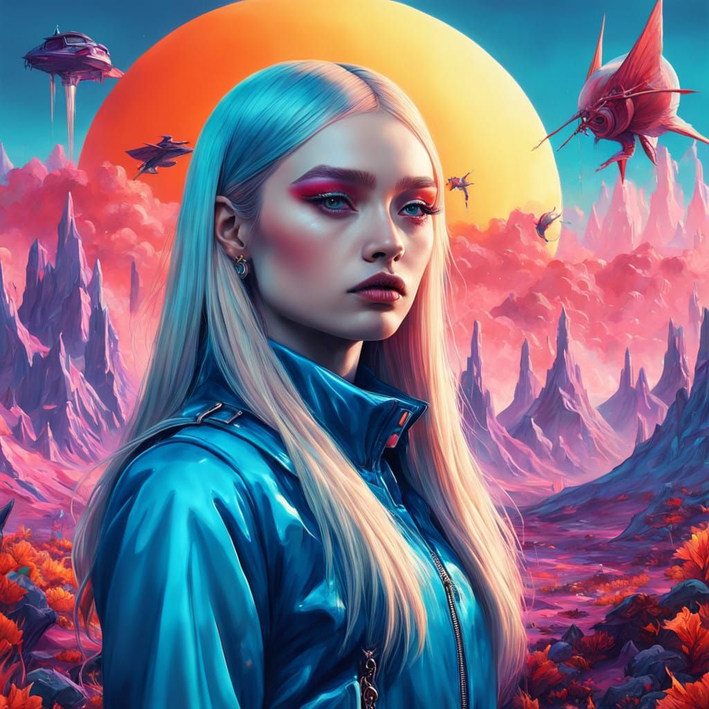 German Pop Sensation Kim Petras Embodies High-Fantasy in Cyb...