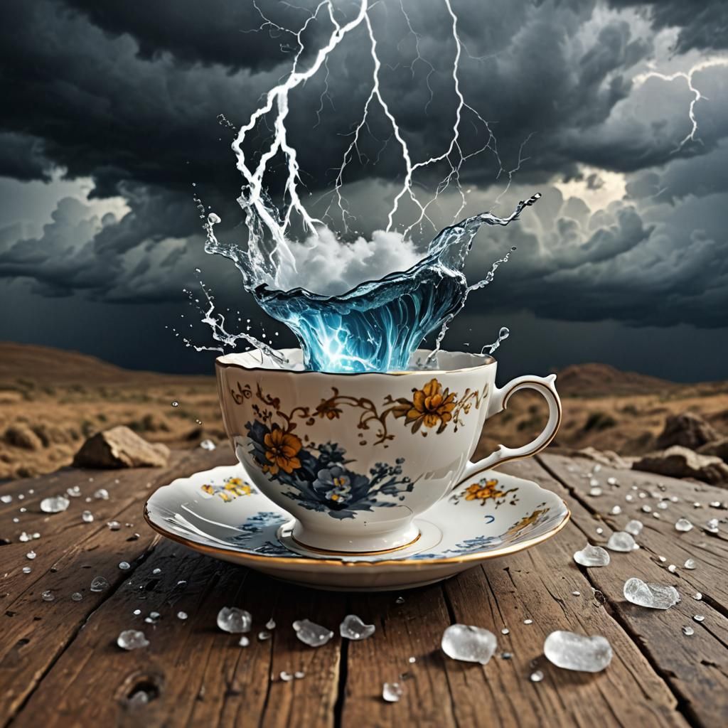 Storm in a Teacup: Realistic HD Photography