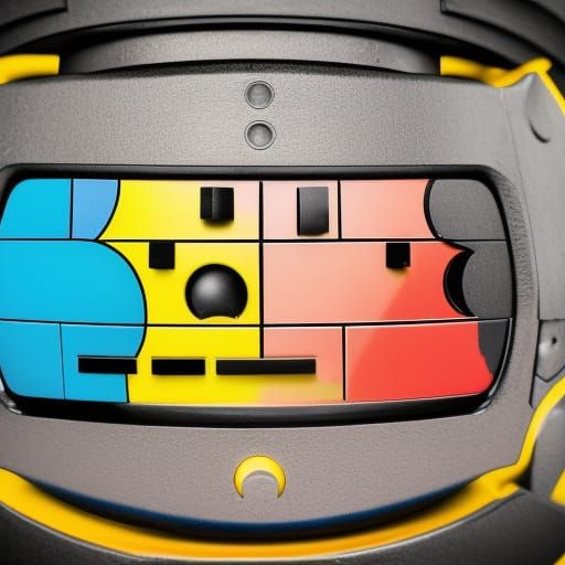 Pac-Man Game Console in Sharp Focus
