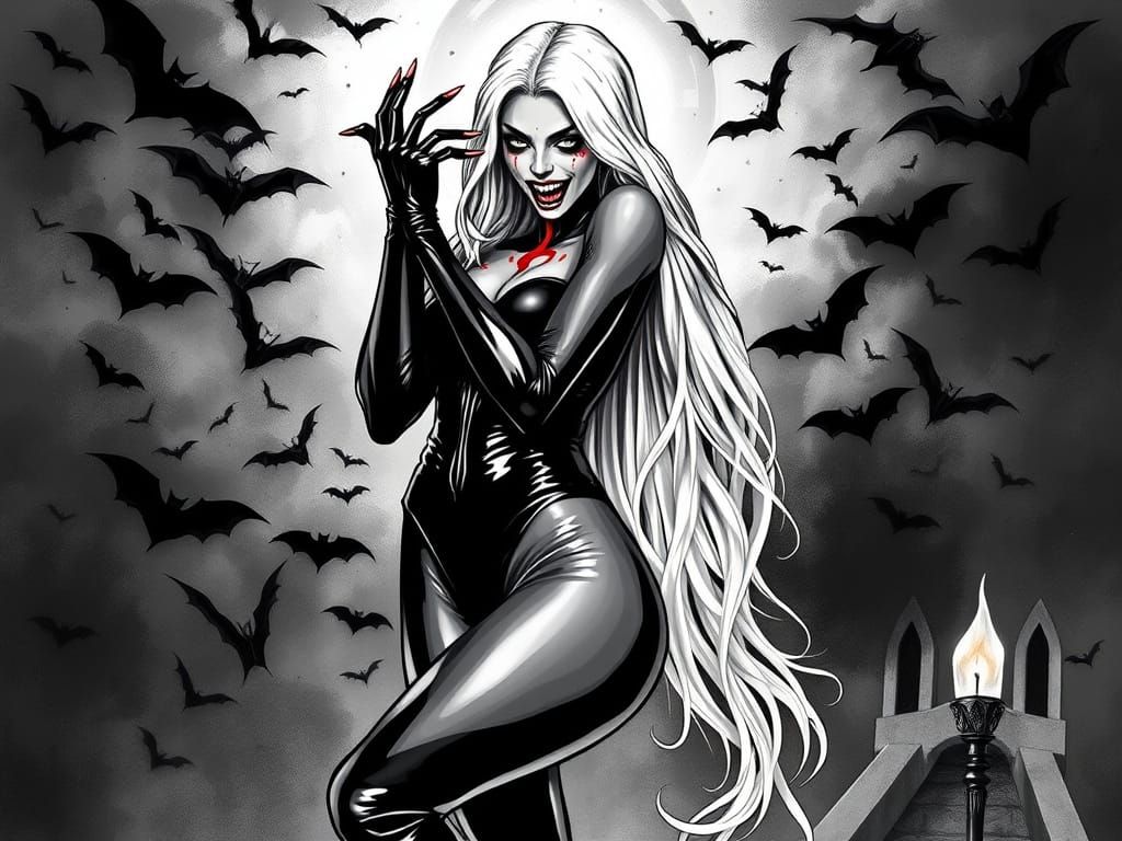 Swedish Vampire in Gothic Industrial Style