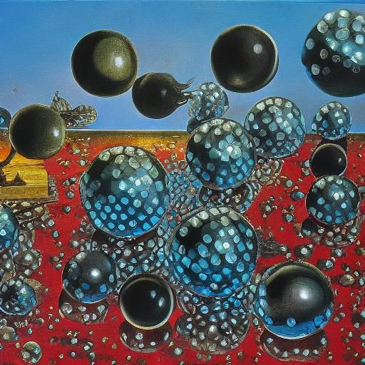 Ice balls black pearls pyrite dotted diamonds freezing ice c...