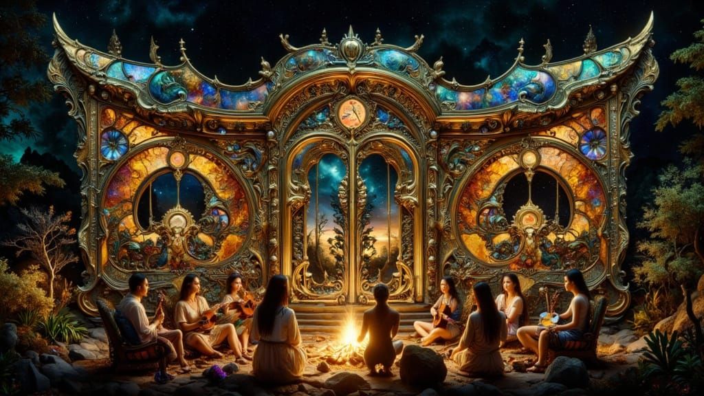 WynSongByrd Hosted Night Café No Theme Challenge: Singing Around the Campfire