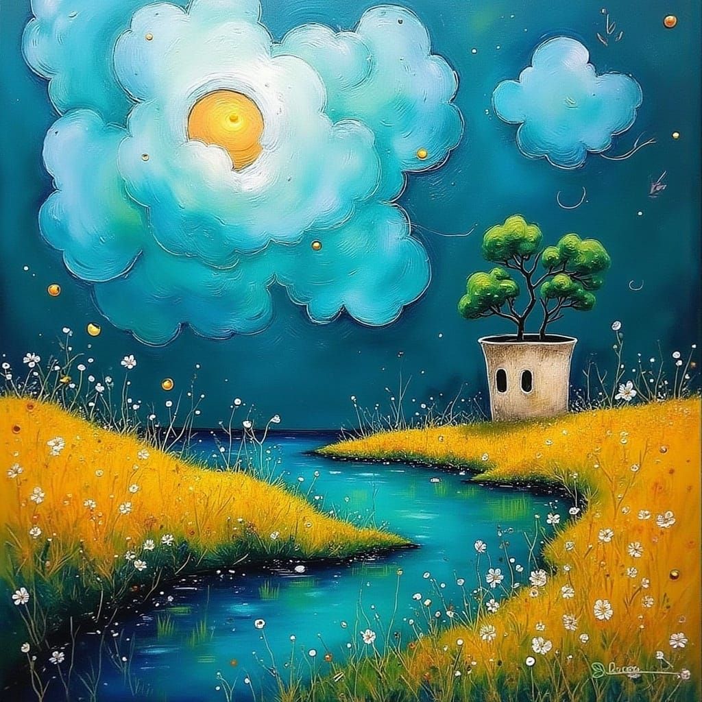 Surrealist Abstract Landscape