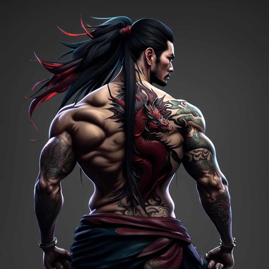 Muscular Yakuza