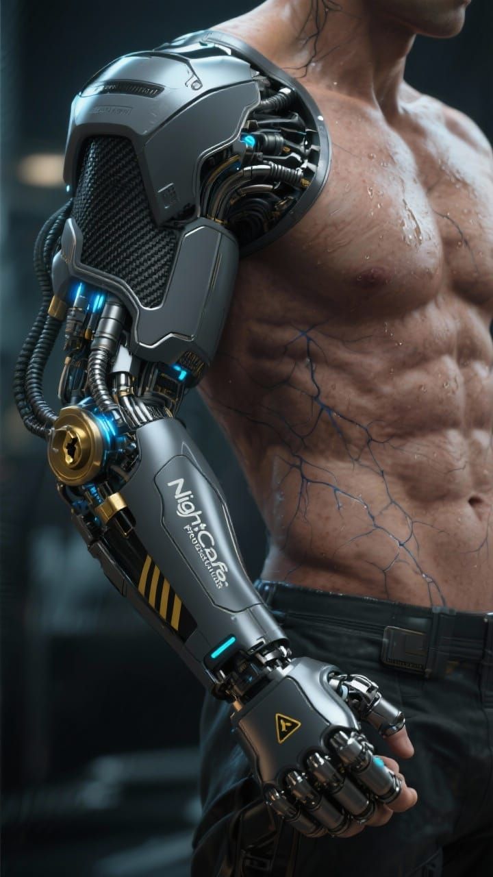 Futuristic Biomechanical Arm Masterpiece
