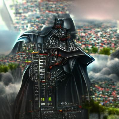 Darth Vader Matte Painting