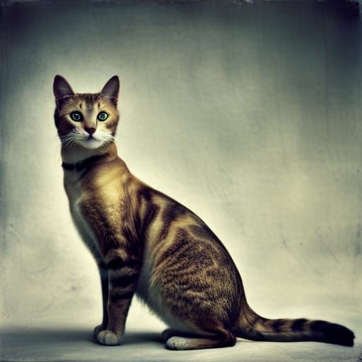 Cat Portrait in Roversi and Shaden Style