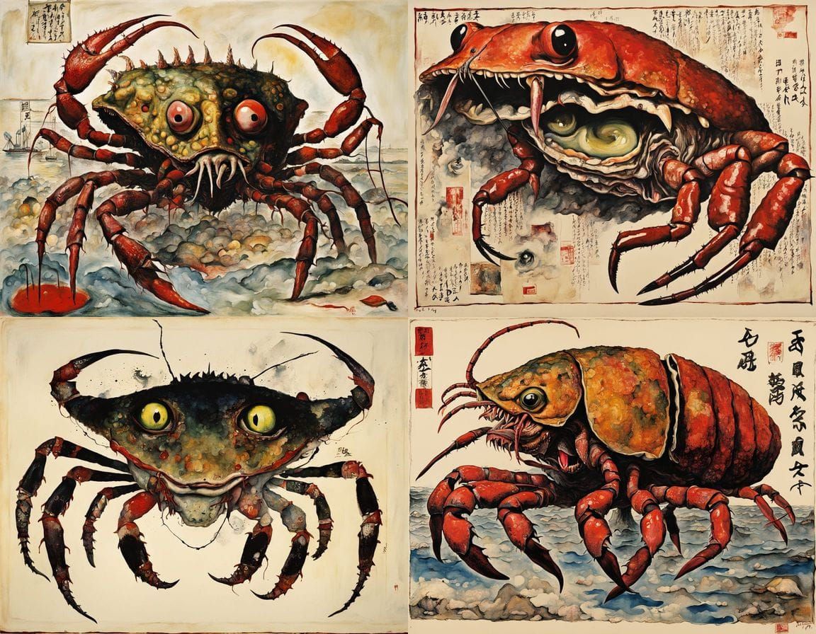 Surreal Mutant Abomination Inspired by Modern Art