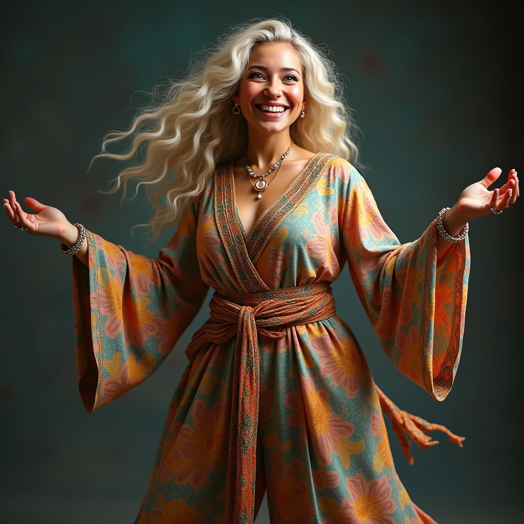 Joyful Zephyris Character Portrait in Whimsical Style