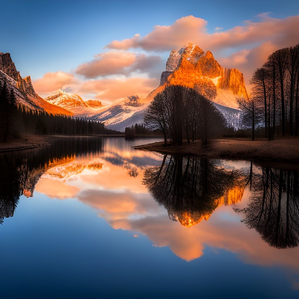 Abstract Mirror Reflections: Surreal Image