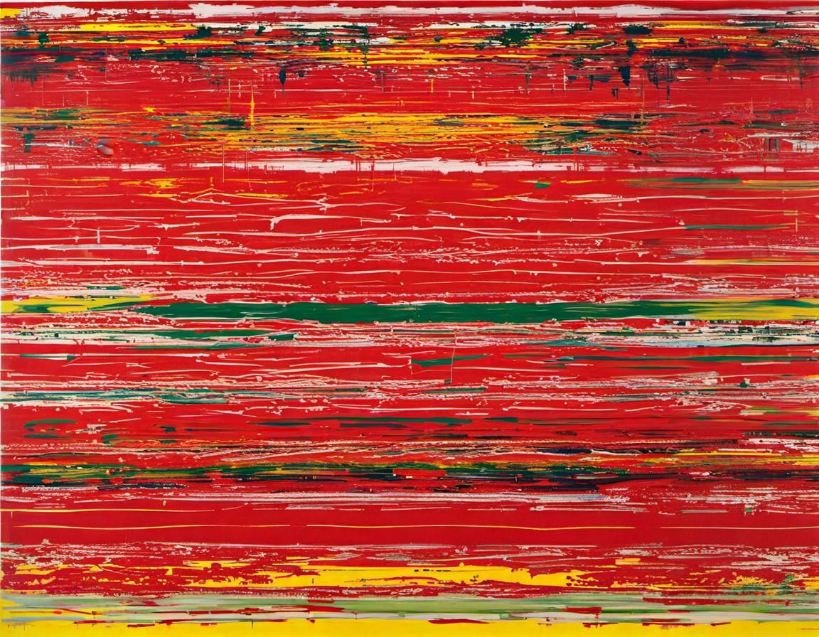Abstract Painting in Richter's Style