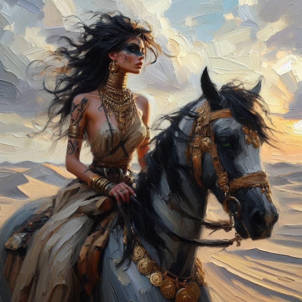 Desert Woman: A Study in Solitude