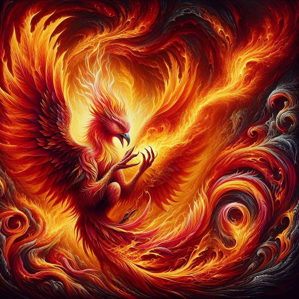 Phoenix Reborn: A Fiery Symbol of Renewal