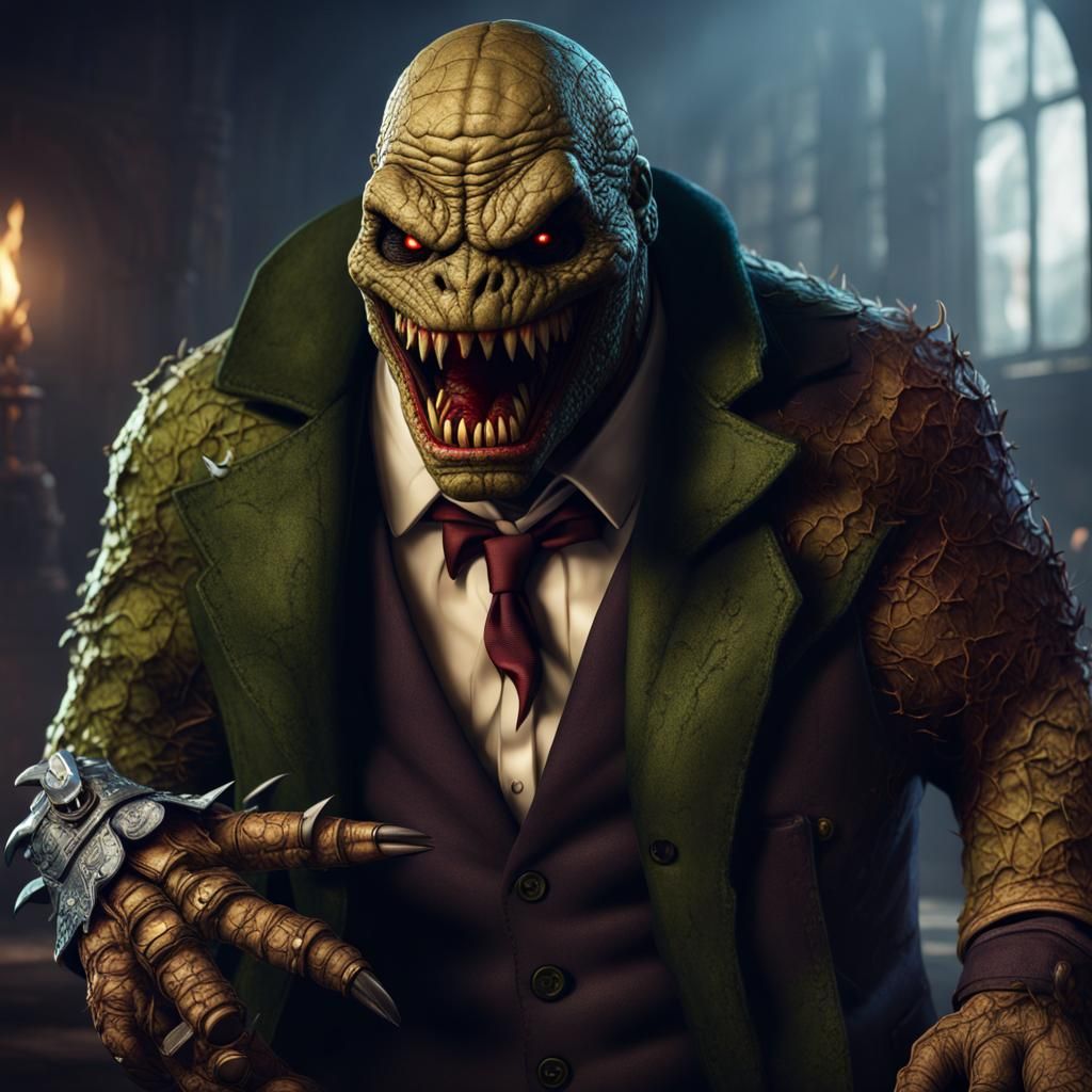 Killer Croc Living Dead Voodoo Doll