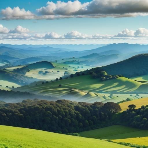 The scene stretches out before them, revealing a vast and br...