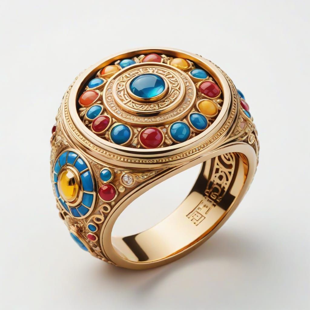 bashkir ring Hermes Ornament white background