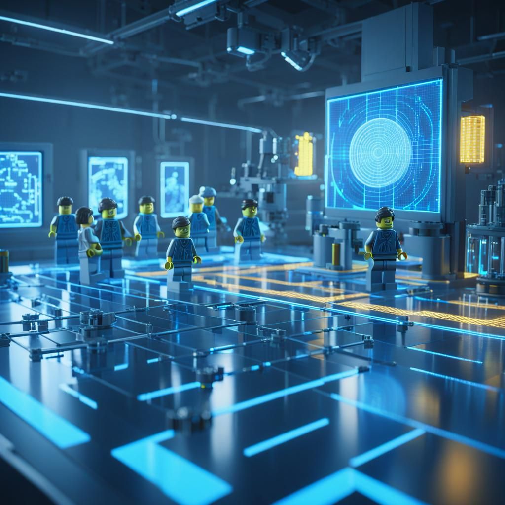 Lego Scientists Discover New Energy Source in High-Tech Lab