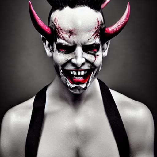 AI Generated Image of a Devil