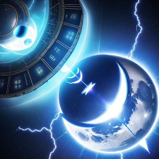 MOON MOON Powers Spaceship with Lightning Eyes