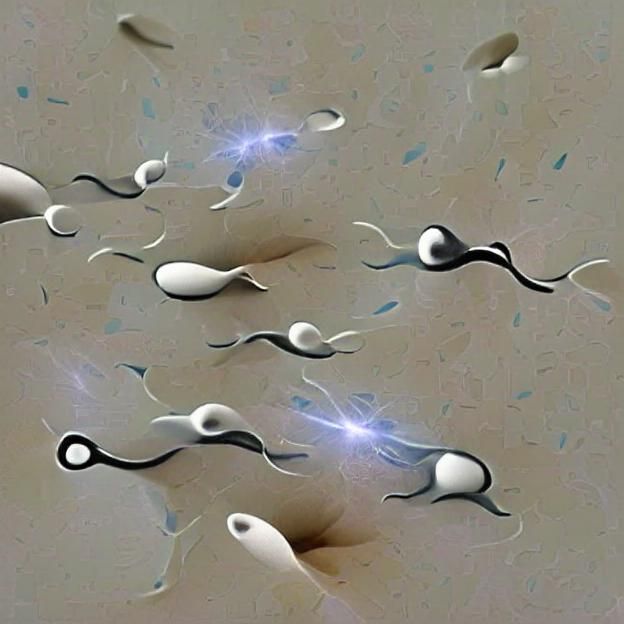 Microscopic Sperm Cell Structure and Movement