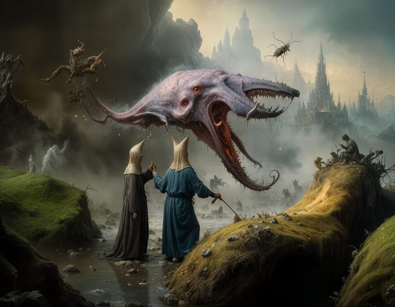 Acolytes to the Large Carnivorous whalelike Airfish.